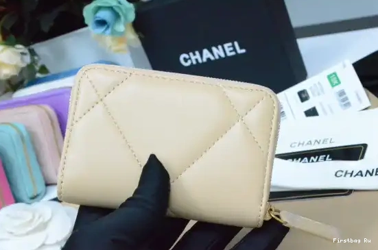 Firstbag Ru COIN PURSE CHANEL ZIPPED 19 0629